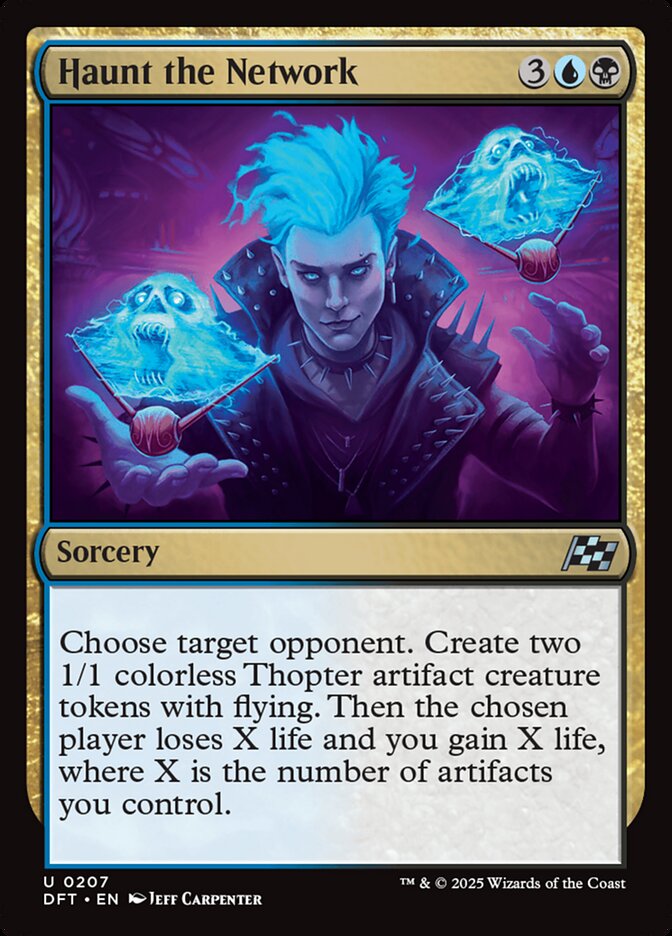 Haunt the Network - carta Magic The Gathering