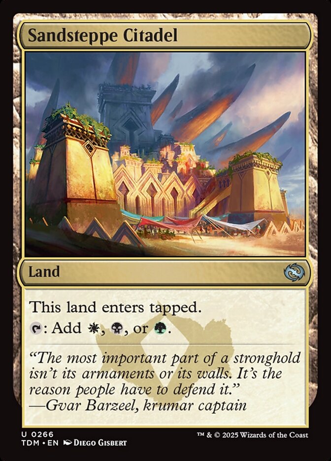 Sandsteppe Citadel - carta Magic The Gathering