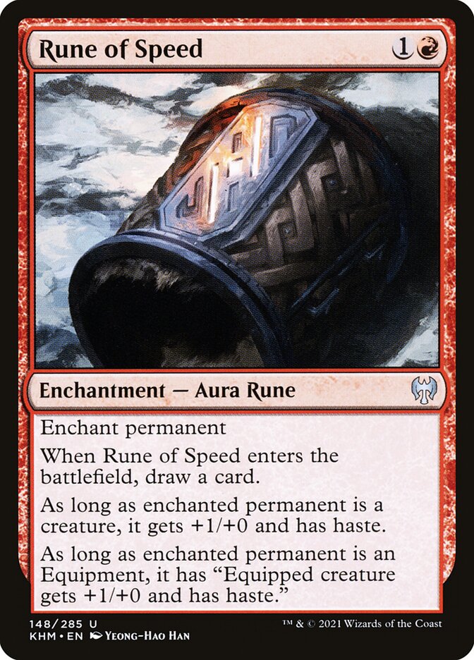 Rune of Speed - carta Magic The Gathering