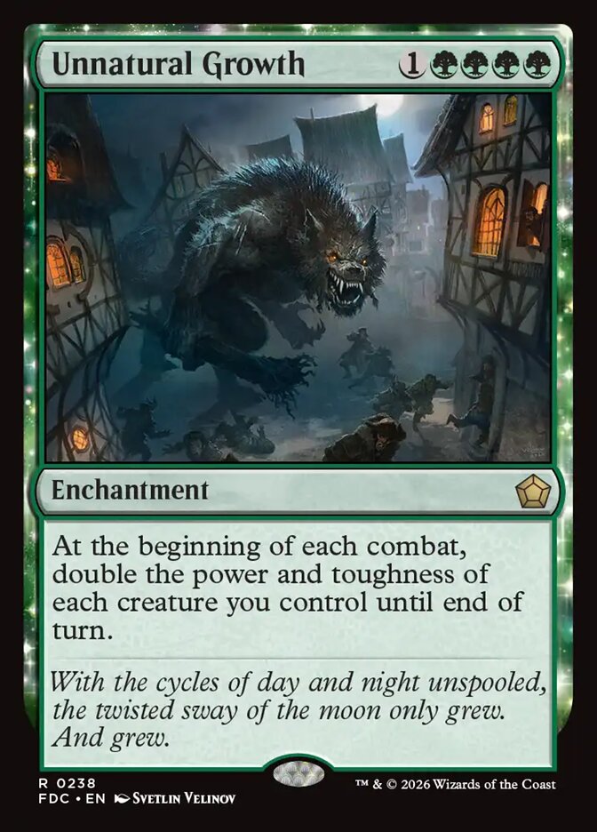 Unnatural Growth - carta Magic The Gathering