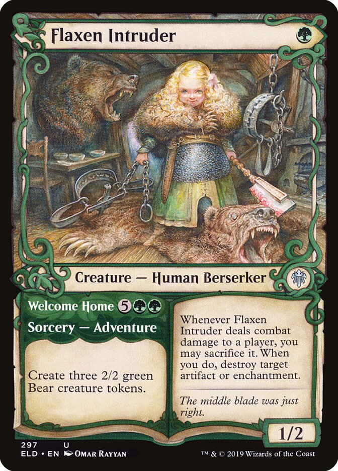 Flaxen Intruder // Welcome Home - carta Magic The Gathering