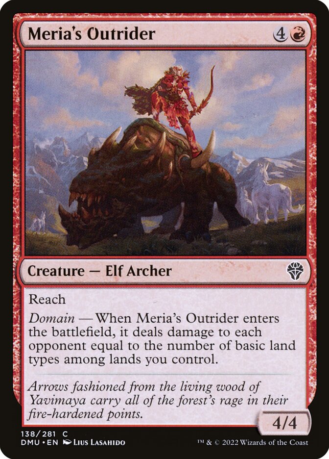 Meria's Outrider - carta Magic The Gathering