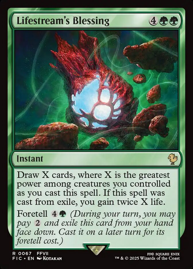Lifestream's Blessing - carta Magic The Gathering