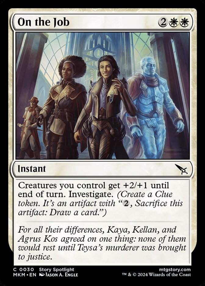 On the Job - carta Magic The Gathering