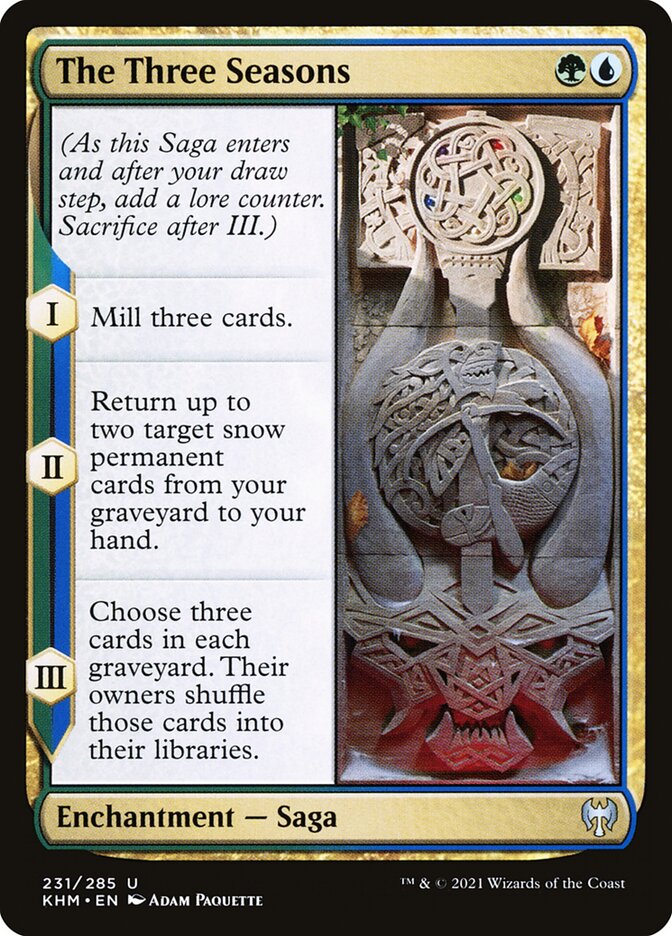 The Three Seasons - carta Magic The Gathering
