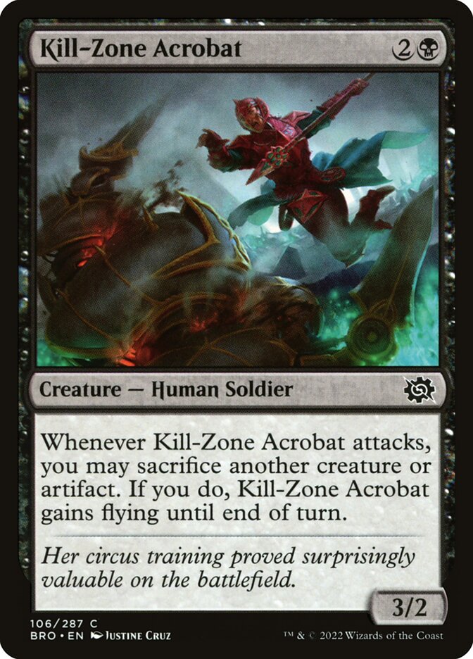 Kill-Zone Acrobat - carta Magic The Gathering