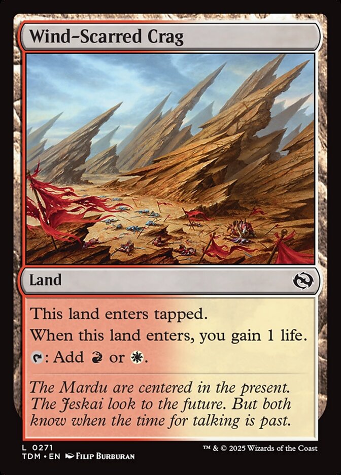 Wind-Scarred Crag - carta Magic The Gathering