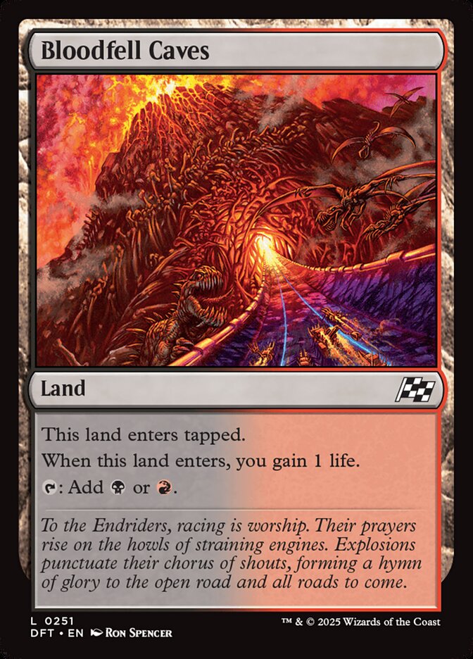 Bloodfell Caves - carta Magic The Gathering