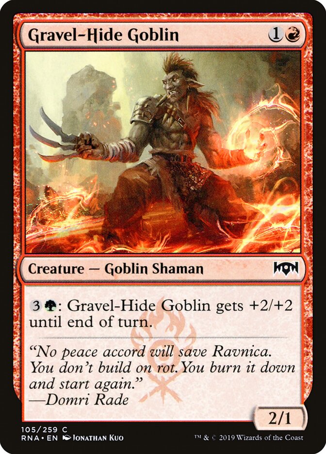 Gravel-Hide Goblin - carta Magic The Gathering