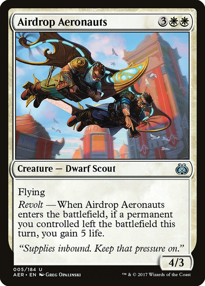 Airdrop Aeronauts - carta Magic The Gathering