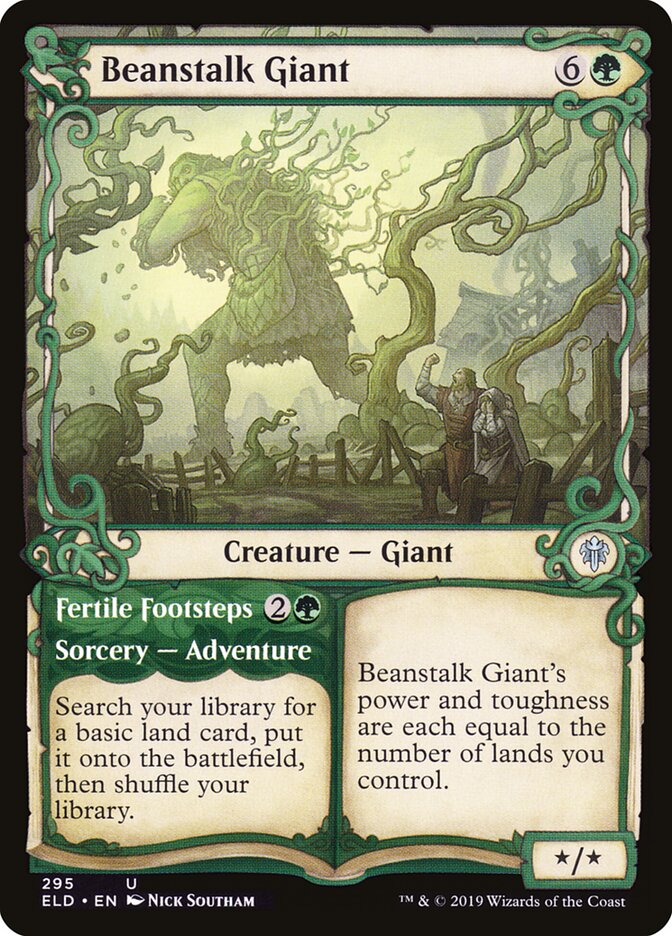 Beanstalk Giant // Fertile Footsteps - carta Magic The Gathering
