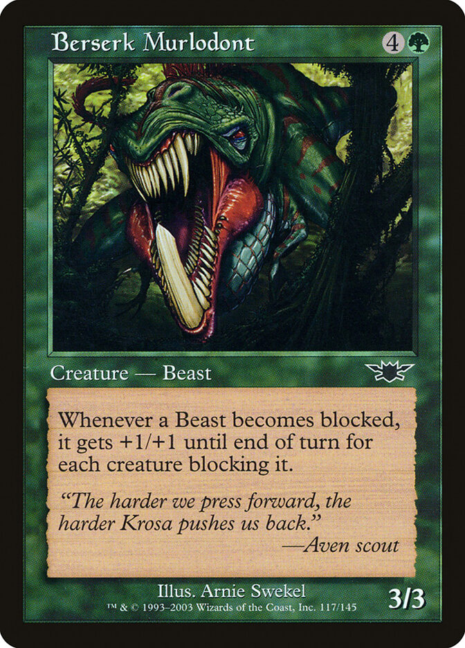 Berserk Murlodont - carta Magic The Gathering
