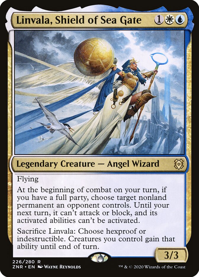 Linvala, Shield of Sea Gate - carta Magic The Gathering
