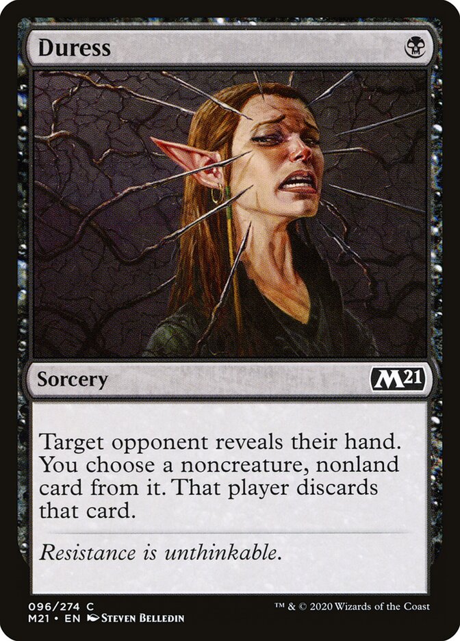 Duress - carta Magic The Gathering