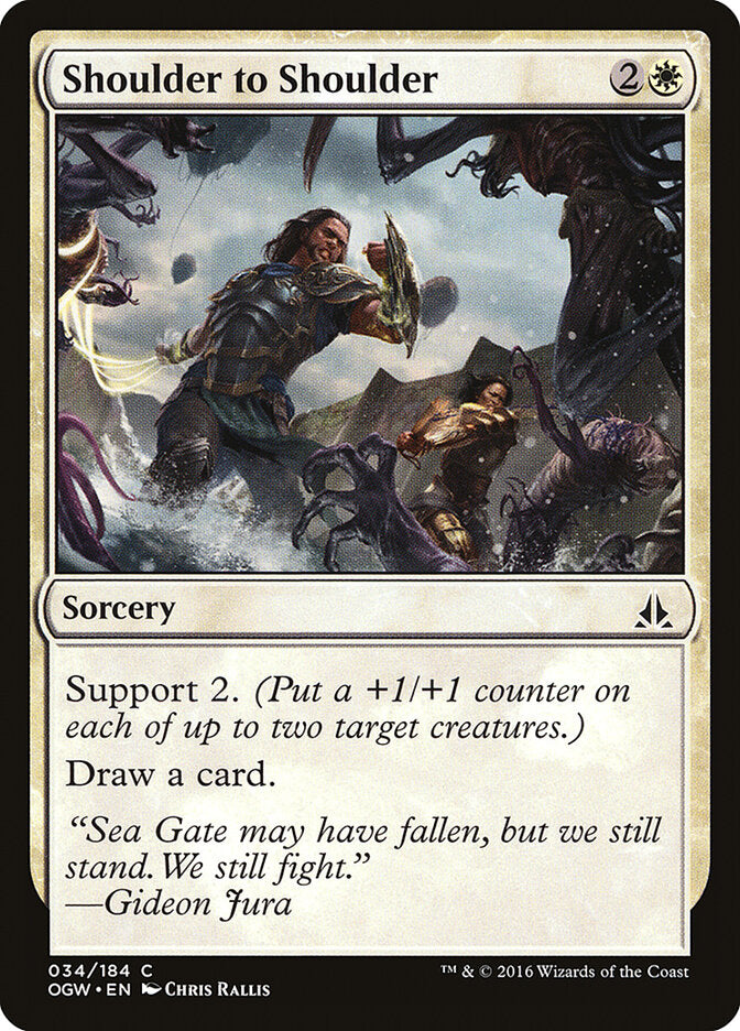 Shoulder to Shoulder - carta Magic The Gathering