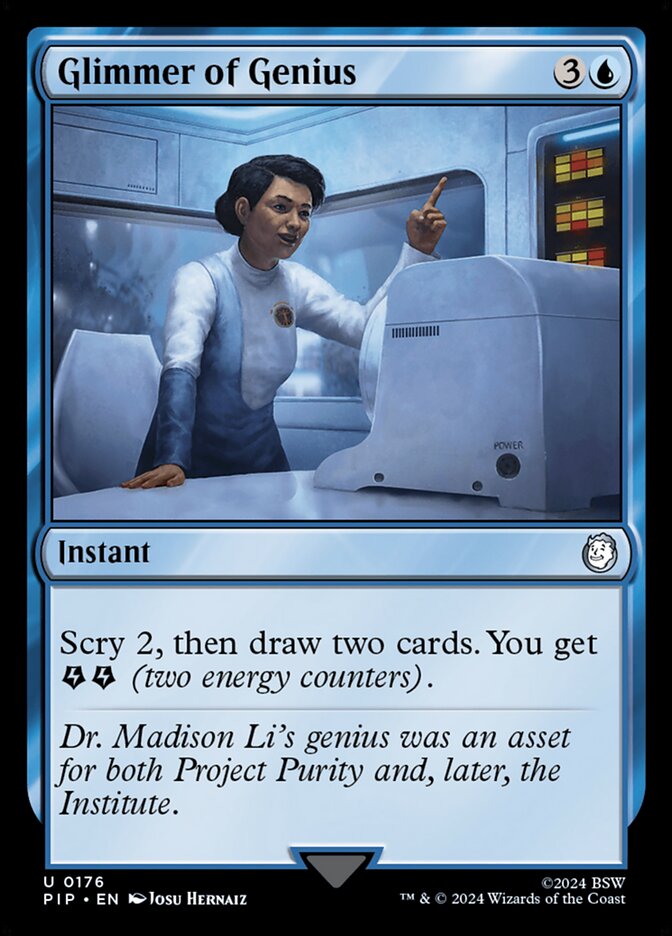 Glimmer of Genius - carta Magic The Gathering