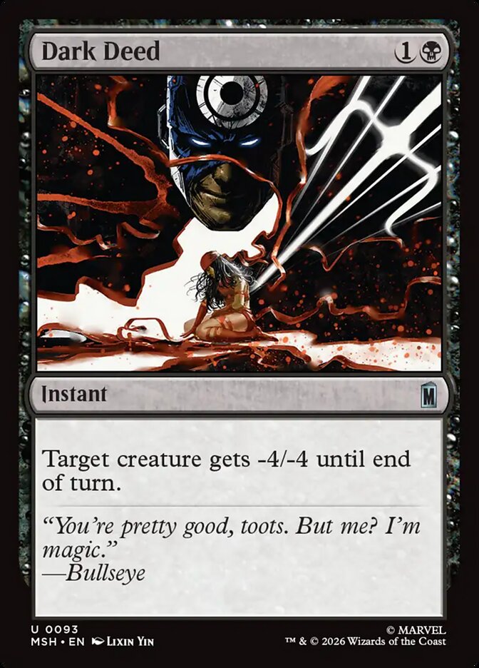 Dark Deed - carta Magic The Gathering