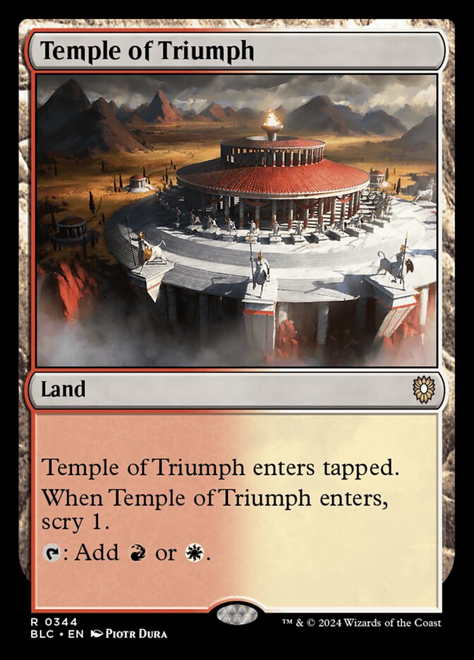 Temple of Triumph - carta Magic The Gathering