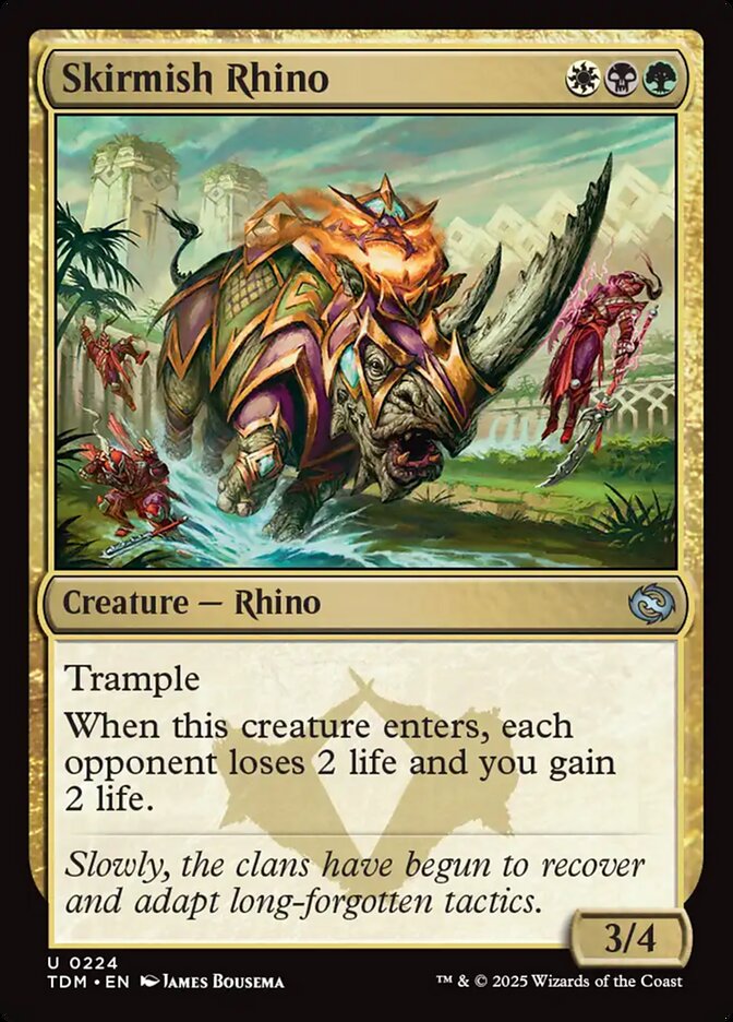 Skirmish Rhino - carta Magic The Gathering