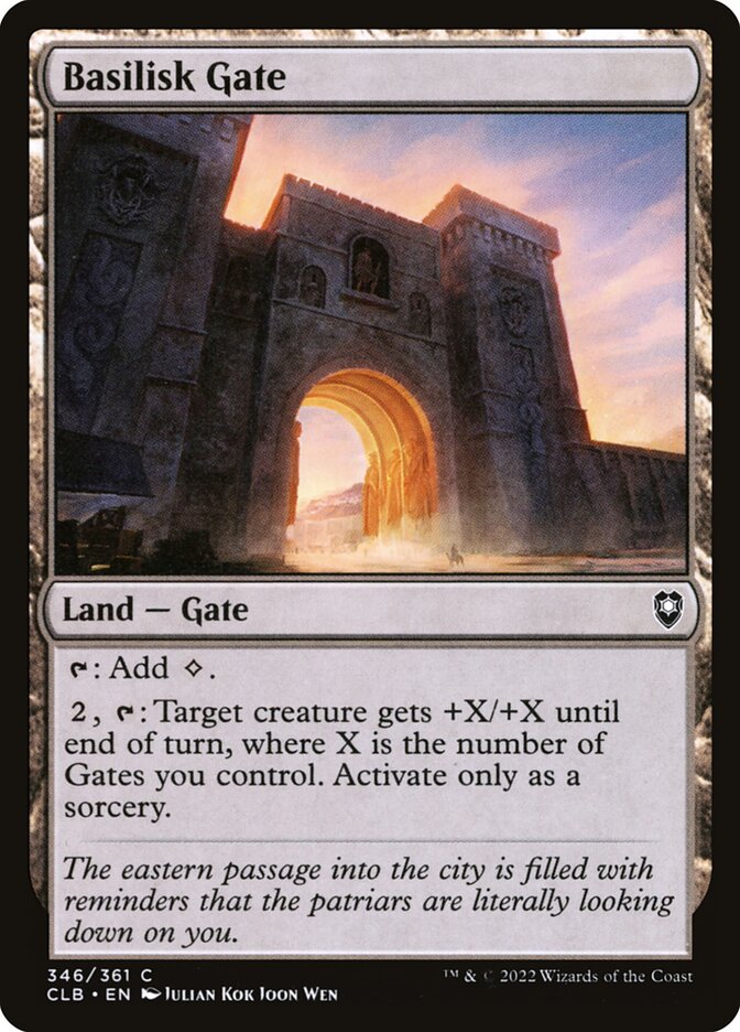 Basilisk Gate - carta Magic The Gathering