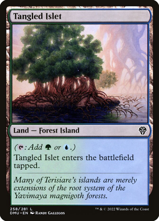 Tangled Islet - carta Magic The Gathering