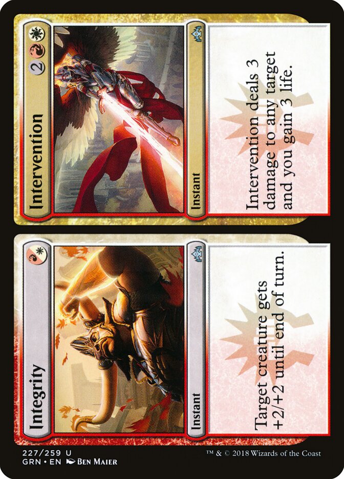 Integrity // Intervention - carta Magic The Gathering