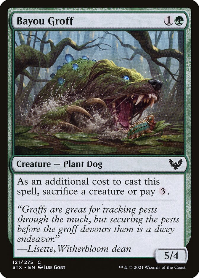 Bayou Groff - carta Magic The Gathering