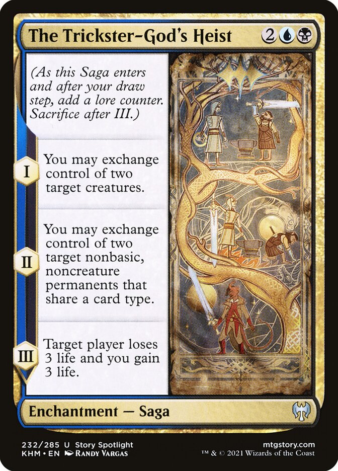The Trickster-God's Heist - carta Magic The Gathering