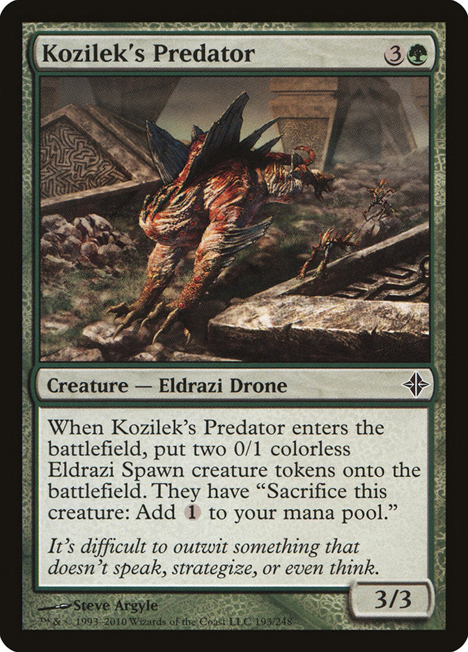 Kozilek's Predator - carta Magic The Gathering