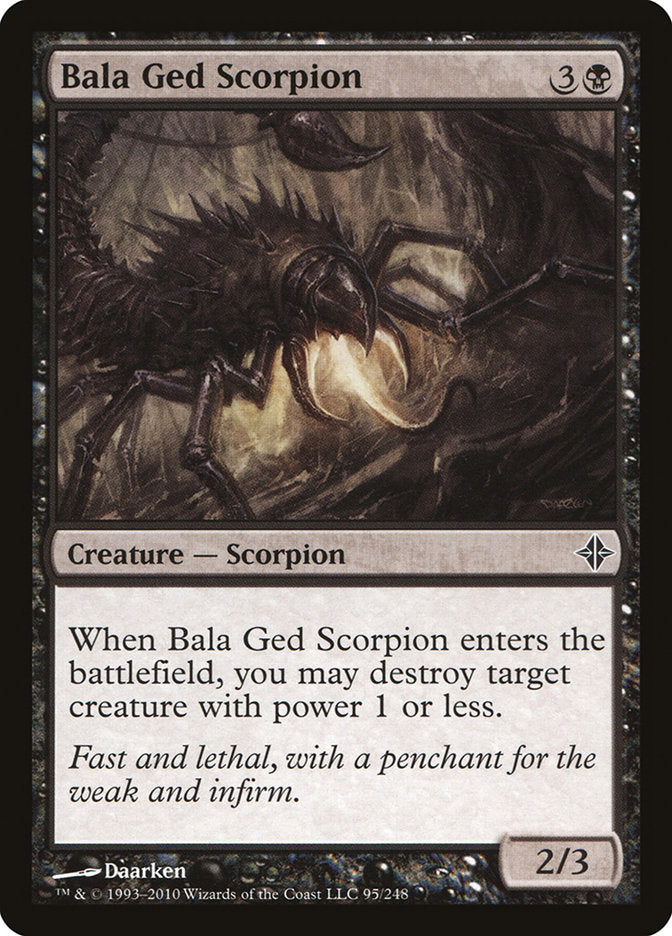 Bala Ged Scorpion - carta Magic The Gathering