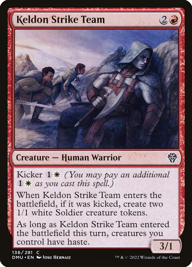 Keldon Strike Team - carta Magic The Gathering