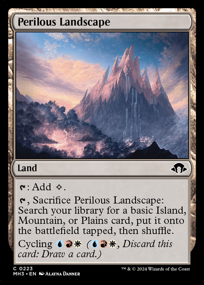 Perilous Landscape - carta Magic The Gathering