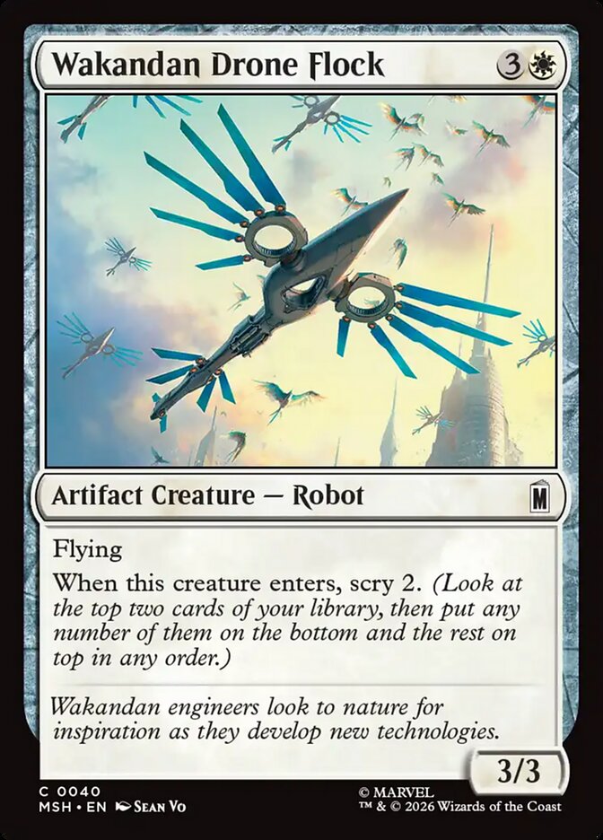 Wakandan Drone Flock - carta Magic The Gathering