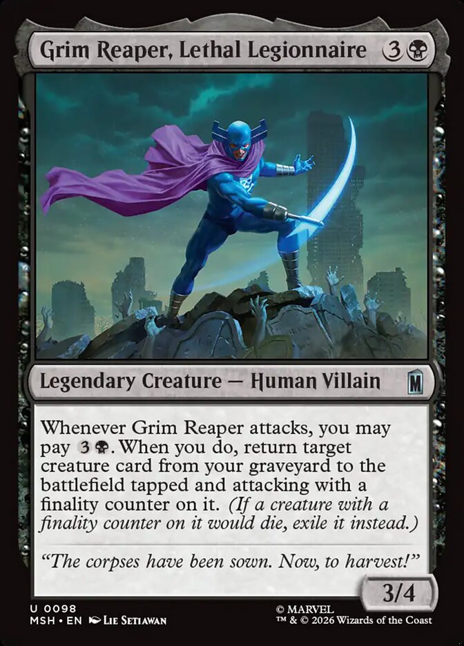 Grim Reaper, Lethal Legionnaire - carta Magic The Gathering