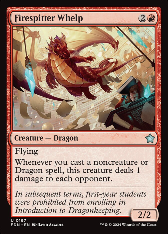 Firespitter Whelp - carta Magic The Gathering