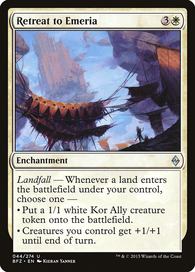 Retreat to Emeria - carta Magic The Gathering