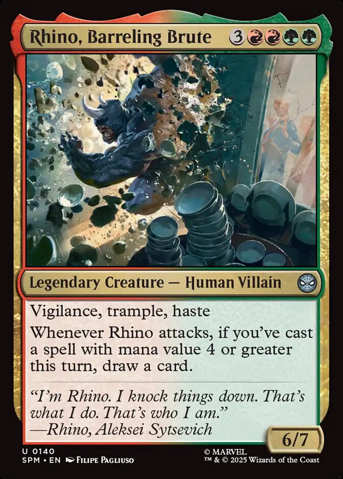 Rhino, Barreling Brute - carta Magic The Gathering