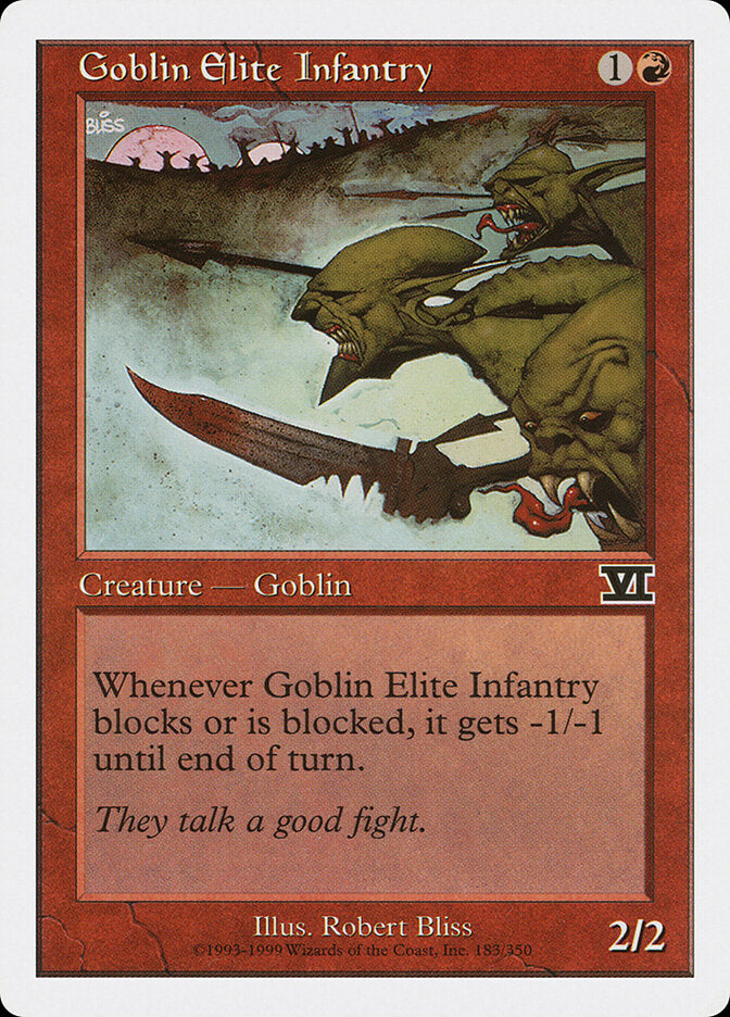 Goblin Elite Infantry - carta Magic The Gathering