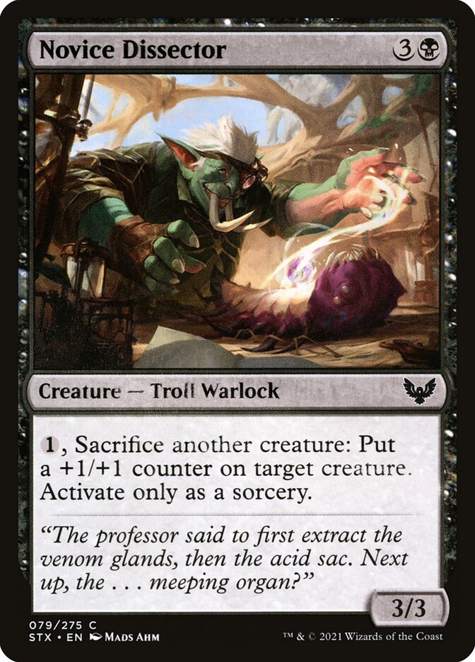 Novice Dissector - carta Magic The Gathering