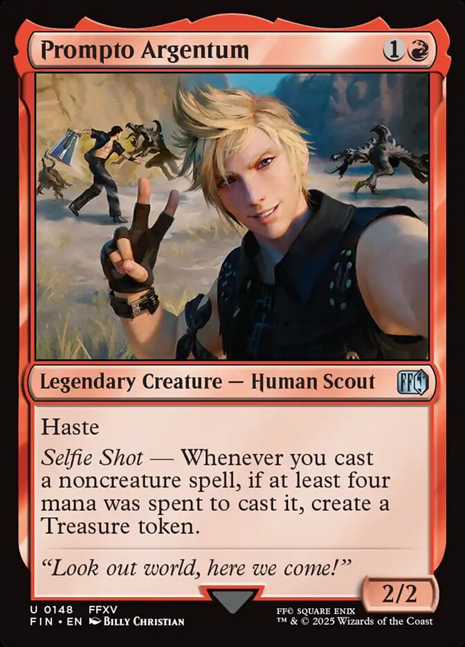Prompto Argentum - carta Magic The Gathering