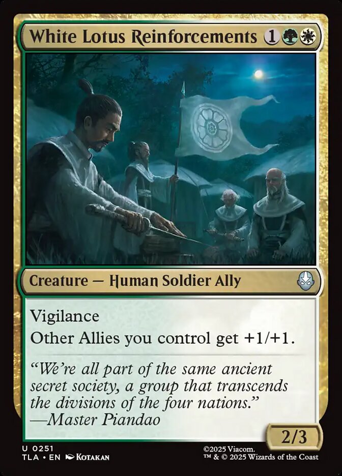 White Lotus Reinforcements - carta Magic The Gathering