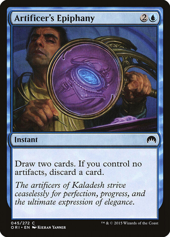 Artificer's Epiphany - carta Magic The Gathering