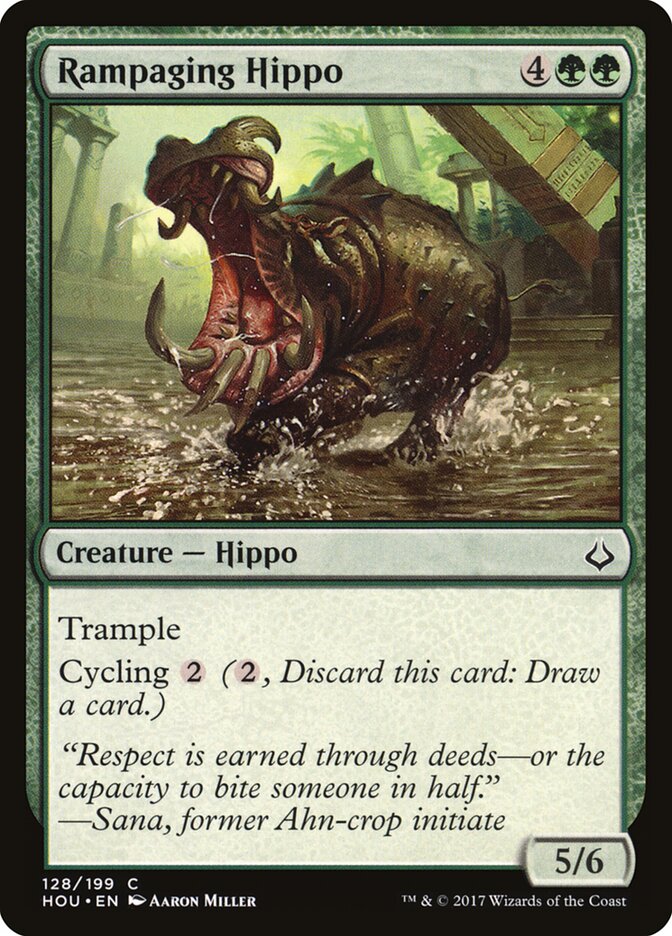 Rampaging Hippo - carta Magic The Gathering