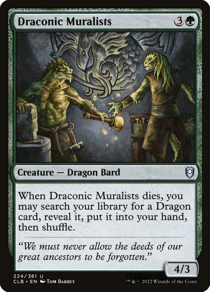 Draconic Muralists - carta Magic The Gathering