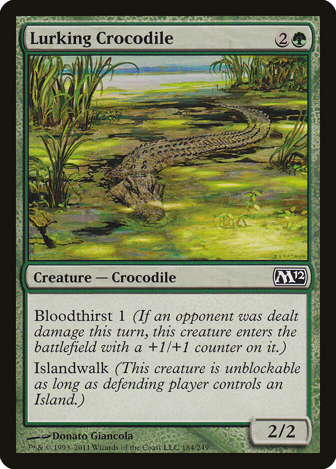 Lurking Crocodile - carta Magic The Gathering