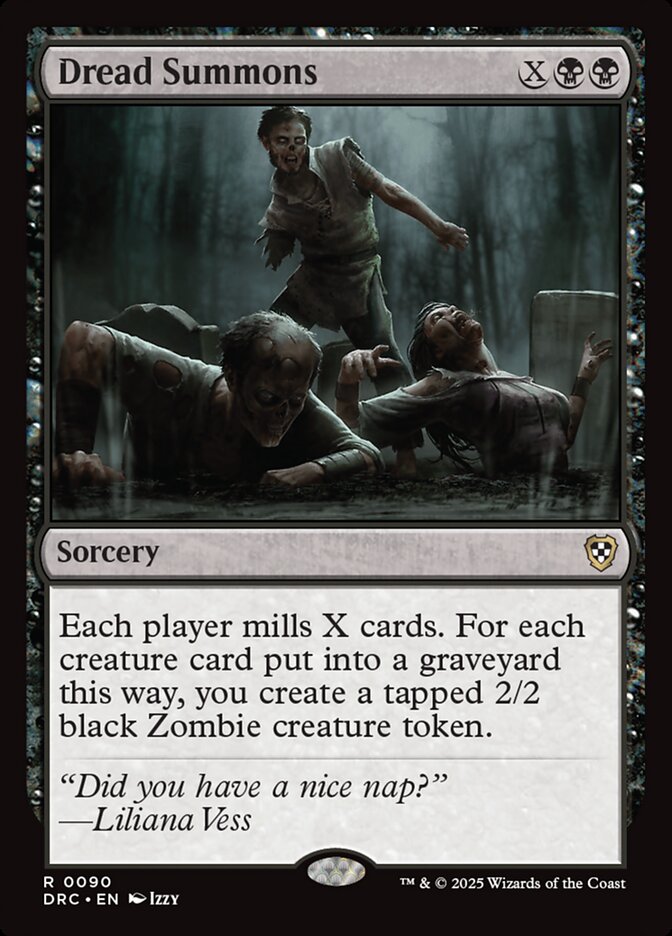 Dread Summons - carta Magic The Gathering