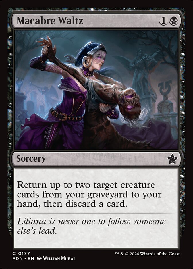 Macabre Waltz - carta Magic The Gathering