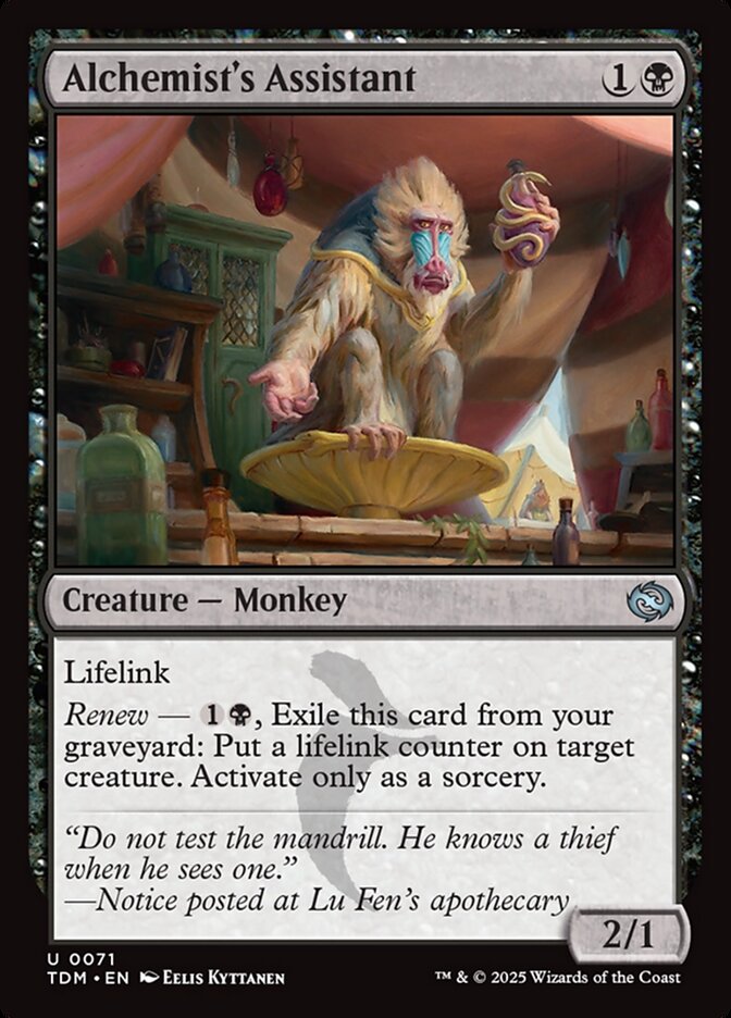 Alchemist's Assistant - carta Magic The Gathering