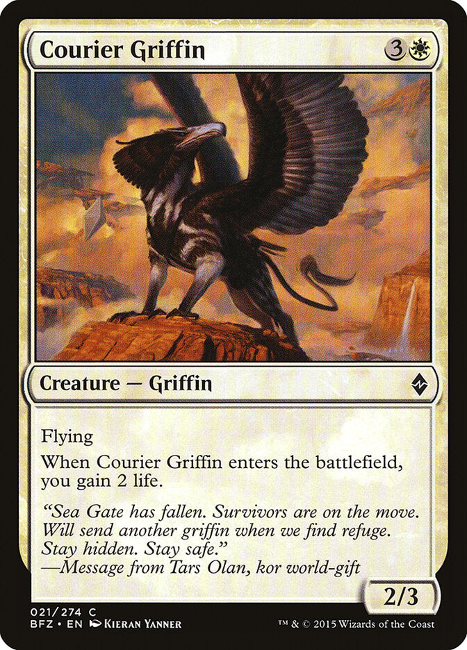 Courier Griffin - carta Magic The Gathering