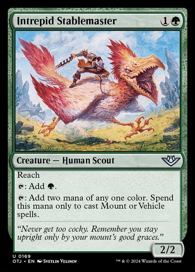 Intrepid Stablemaster - carta Magic The Gathering